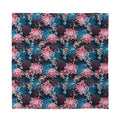 Japanese Koi And Chrysanthemums Print Silk Bandana