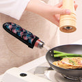 Japanese Koi And Chrysanthemums Print Skillet Handle Cover