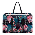 Japanese Koi And Chrysanthemums Print Utility Tote Bag