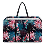 Japanese Koi And Chrysanthemums Print Utility Tote Bag