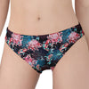 Japanese Koi And Chrysanthemums Print Women's Panties