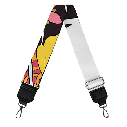 Japanese Koi And Flower Tattoo Print Bag Strap