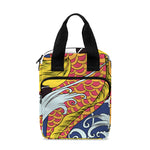Japanese Koi And Flower Tattoo Print Bible Tote Bag