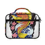 Japanese Koi And Flower Tattoo Print Briefcase Bible Bag