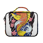 Japanese Koi And Flower Tattoo Print Briefcase Bible Bag