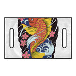 Japanese Koi And Flower Tattoo Print Golf Cart Seat Cover