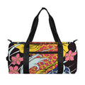 Japanese Koi And Flower Tattoo Print Gym Bag
