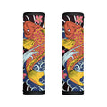 Japanese Koi And Flower Tattoo Print Handle Covers