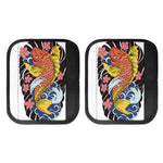 Japanese Koi And Flower Tattoo Print Handle Covers