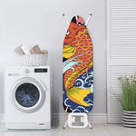 Japanese Koi And Flower Tattoo Print Ironing Board Cover