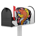 Japanese Koi And Flower Tattoo Print Mailbox Cover