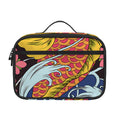 Japanese Koi And Flower Tattoo Print Portable Lunch Bag