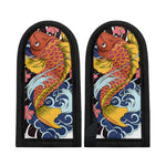 Japanese Koi And Flower Tattoo Print Skillet Handle Cover