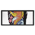 Japanese Koi And Flower Tattoo Print Trifold Wallet