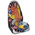 Japanese Koi And Flower Tattoo Print Waterproof Car Seat Cover