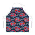 Japanese Koi Carp Fish Pattern Print Adjustable Apron