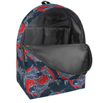 Japanese Koi Carp Fish Pattern Print Backpack