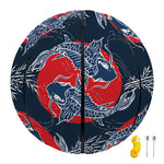 Japanese Koi Carp Fish Pattern Print Basketball