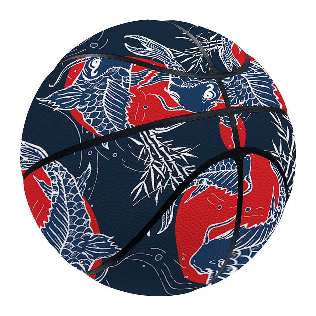 Japanese Koi Carp Fish Pattern Print Basketball
