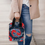 Japanese Koi Carp Fish Pattern Print Bible Tote Bag
