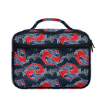Japanese Koi Carp Fish Pattern Print Briefcase Bible Bag