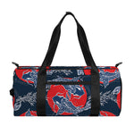 Japanese Koi Carp Fish Pattern Print Gym Bag