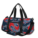 Japanese Koi Carp Fish Pattern Print Gym Bag