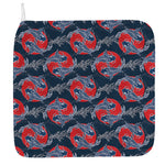 Japanese Koi Carp Fish Pattern Print Hand Towel