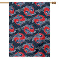 Japanese Koi Carp Fish Pattern Print House Flag
