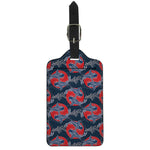 Japanese Koi Carp Fish Pattern Print Luggage Tag