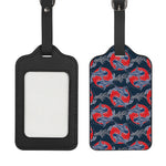 Japanese Koi Carp Fish Pattern Print Luggage Tag