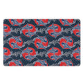 Japanese Koi Carp Fish Pattern Print Polyester Doormat