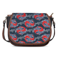 Japanese Koi Carp Fish Pattern Print Saddle Bag