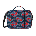 Japanese Koi Carp Fish Pattern Print Shoulder Strap Bible Bag