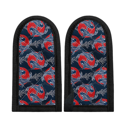Japanese Koi Carp Fish Pattern Print Skillet Handle Cover
