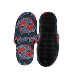 Japanese Koi Carp Fish Pattern Print Slippers