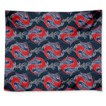 Japanese Koi Carp Fish Pattern Print Tapestry