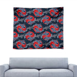 Japanese Koi Carp Fish Pattern Print Tapestry