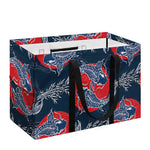 Japanese Koi Carp Fish Pattern Print Utility Tote Bag