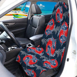 Japanese Koi Carp Fish Pattern Print Waterproof Car Seat Cover
