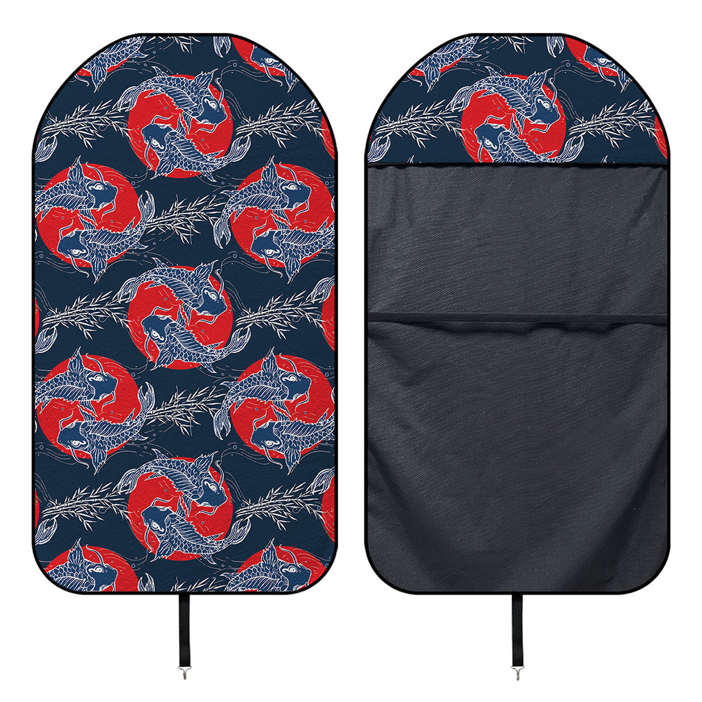 Japanese Koi Carp Fish Pattern Print Waterproof Car Seat Cover