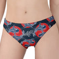 Japanese Koi Carp Fish Pattern Print Women's Panties