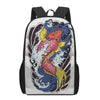 Japanese Koi Carp Tattoo Print 17 Inch Backpack