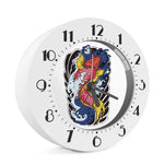 Japanese Koi Carp Tattoo Print Alarm Clock