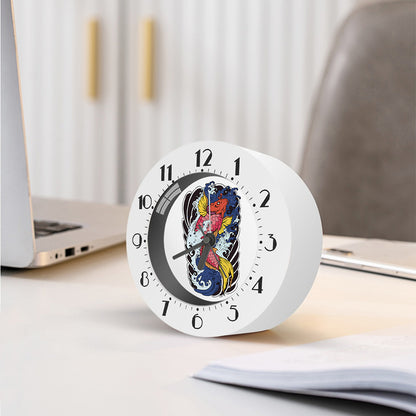 Japanese Koi Carp Tattoo Print Alarm Clock