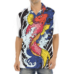 Japanese Koi Carp Tattoo Print Aloha Shirt