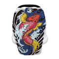Japanese Koi Carp Tattoo Print Baby Seat Cover