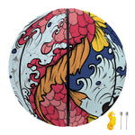 Japanese Koi Carp Tattoo Print Basketball