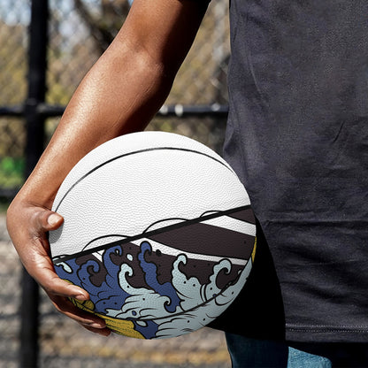 Japanese Koi Carp Tattoo Print Basketball