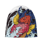 Japanese Koi Carp Tattoo Print Beanie